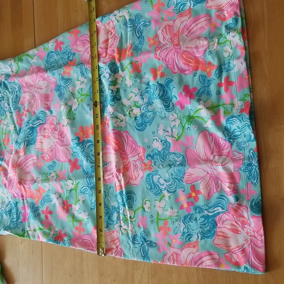 Lilly Pulitzer Cayce Dress in Surf Blue Luscious Lions - Picture 15 of 16